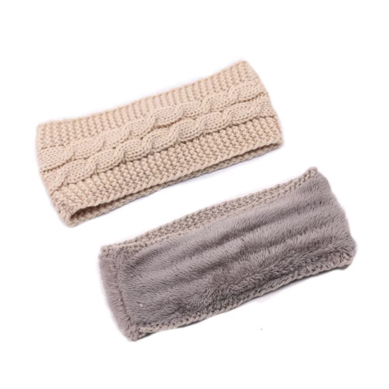 Women's Winter Chunky Knit Hea - Fleece Ear Warmer Band review and price