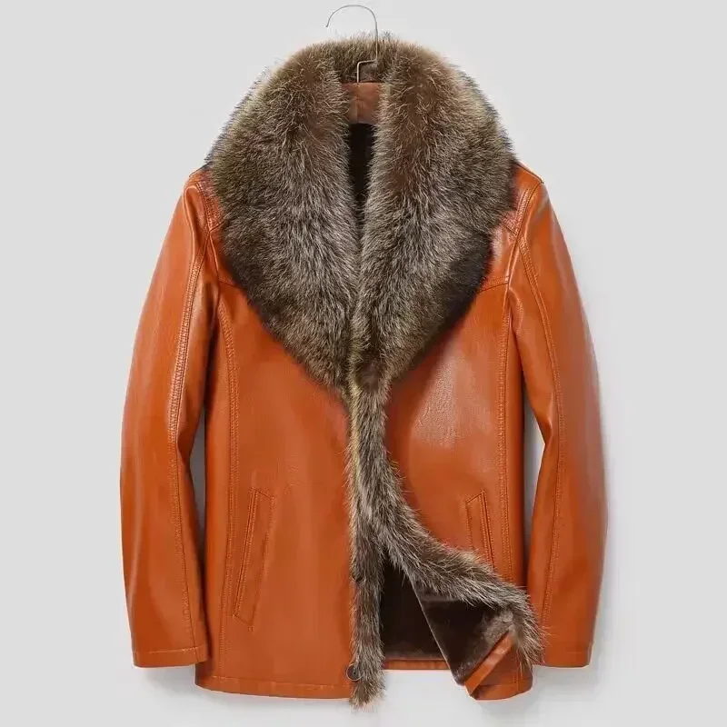 Haining Fur One Man with Wool  - Wool Coat Peacoat review and price