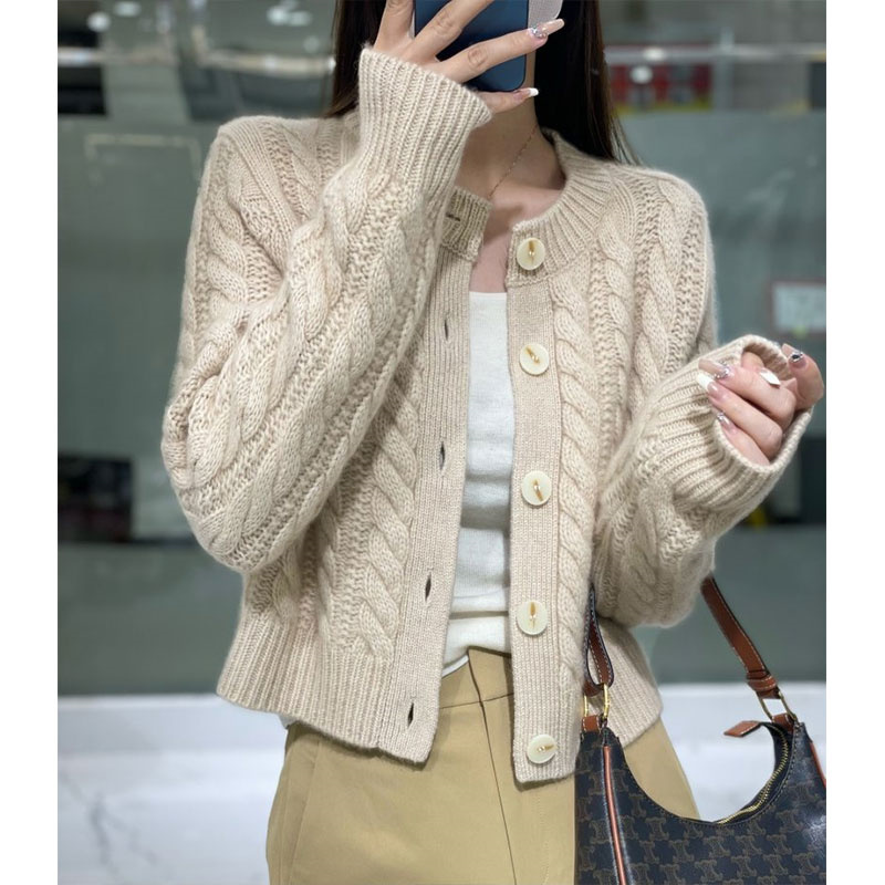  ﻿ High end Thickened Loose S - Wool Coat Peacoat review and price