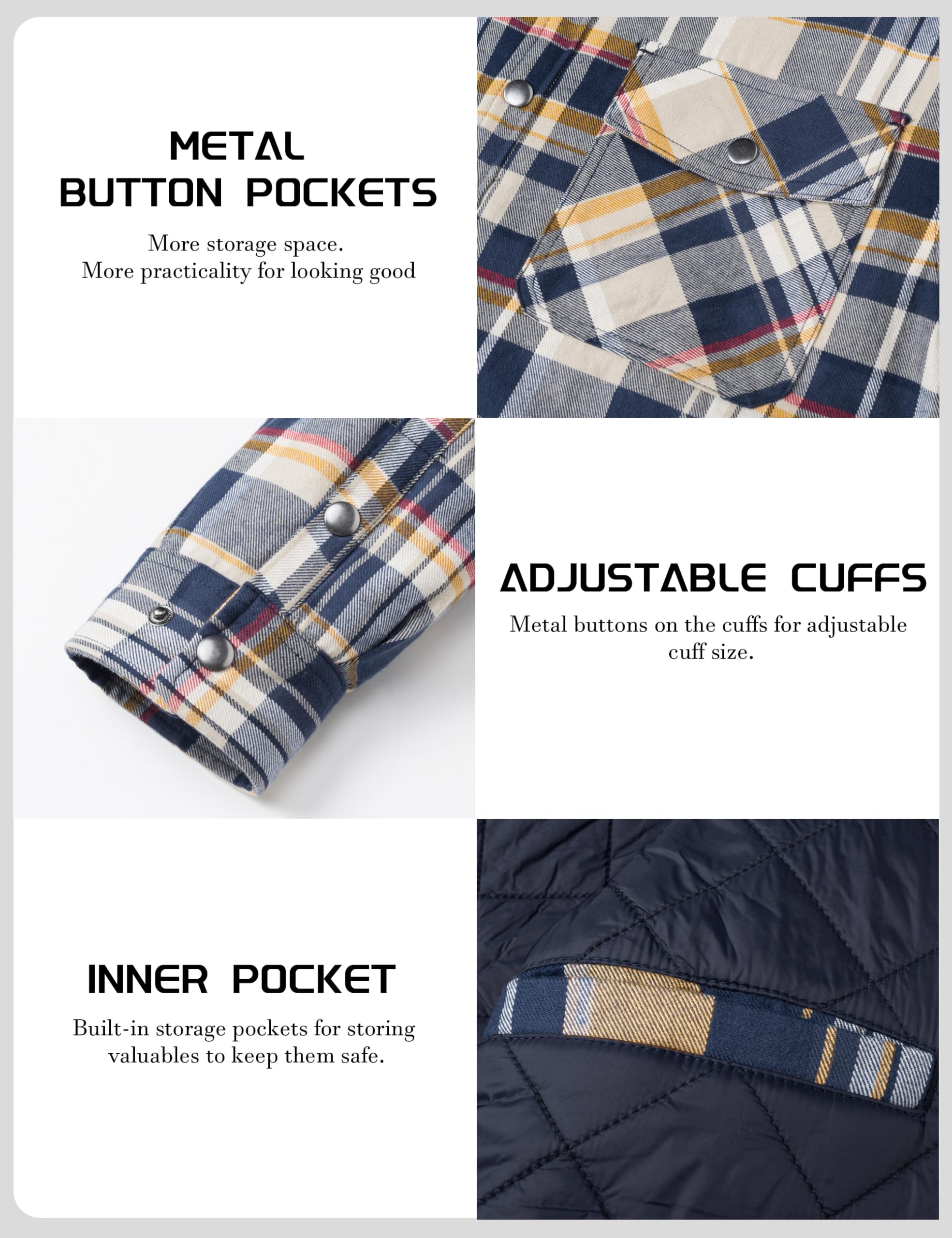 Men's Winter Flannel Shirt Jac - Flannel Shirt Lined review and price